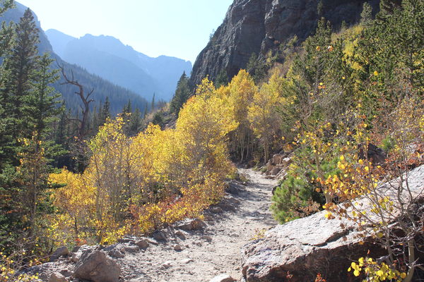 2020-09-29 Glacier Gorge Trail with autumn colors