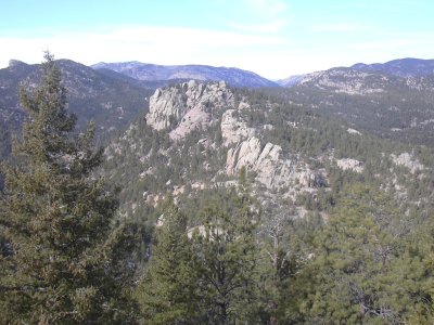 Rowell Hill from Point 6918B north summit, 01/10/09